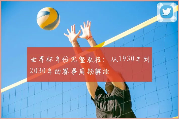 世界杯年份完整表格：从1930年到2030年的赛事周期解读